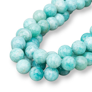 Amazonite Ronde Lisse Premier Choix 13mm