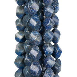 Arroz Crudo Azul Lapislázuli Twist 08x10mm