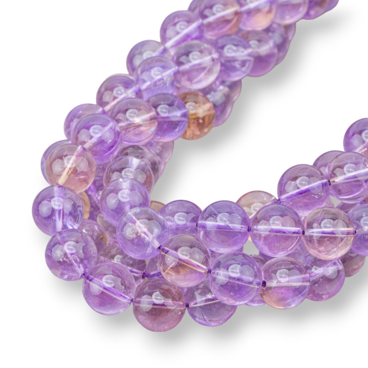 Ametrine Top Round Smooth 11mm Έντονη Πρώτη Επιλογή