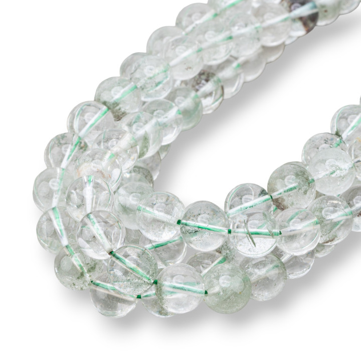 Glatter runder Geisterquarz 14mm