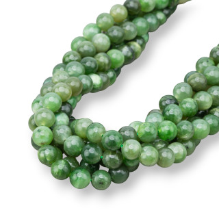 Jade Birman Foncé Rond Lisse (YEN) 09mm