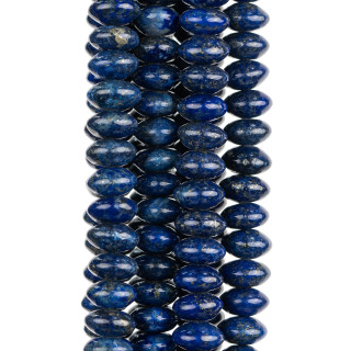 Natürliche blaue Lapislazuli-Rondelle-Scheiben 09x05mm