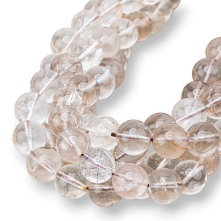 Smoky Rutilated Quartz Round Smooth (owo) 11mm