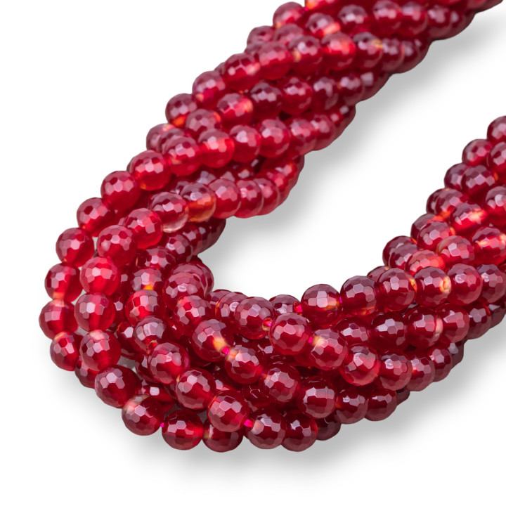 Agate Violette Facette 06mm Intense