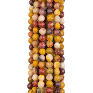 Mokaïte à facettes 04mm