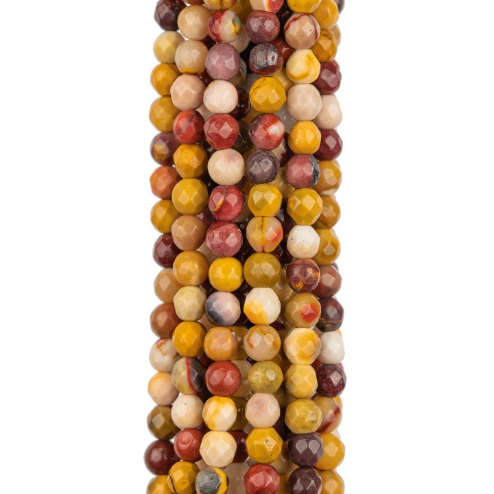 Mokaïte à facettes 04mm