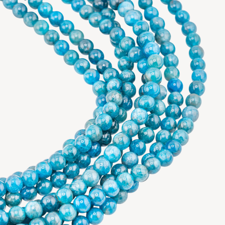 Apatite First Choice Top Στρογγυλό Λείο 6mm