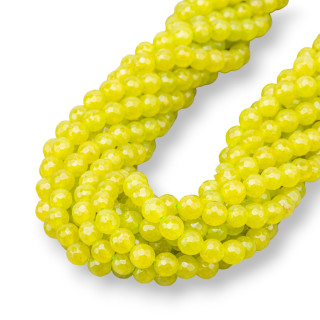 Facettierte Peridot-Jade 06 mm Säure