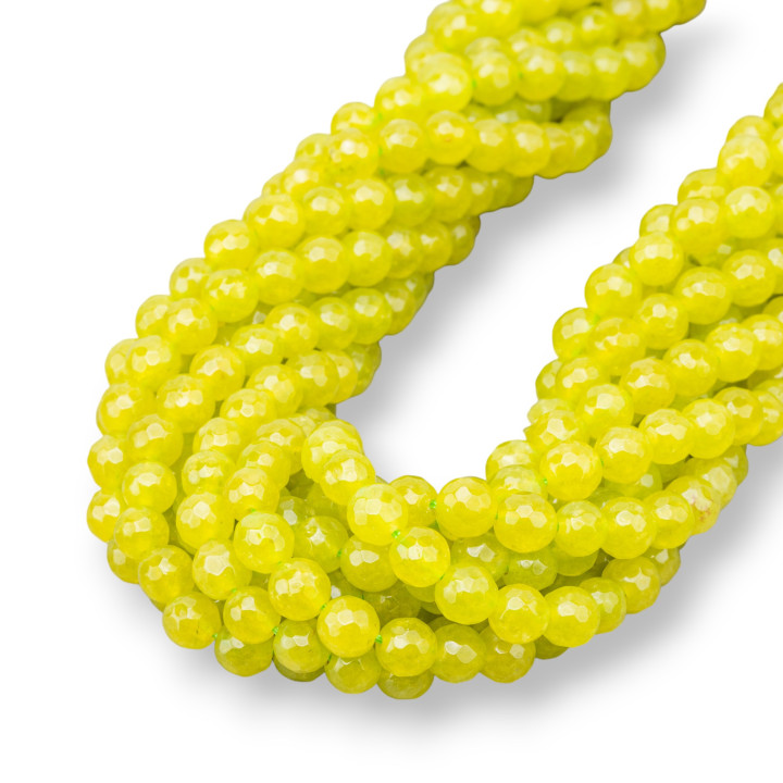 Facettierte Peridot-Jade 06 mm Säure