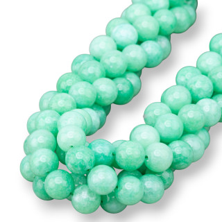 Jade Crisoprasa Verde Intenso Redondo Liso 10mm