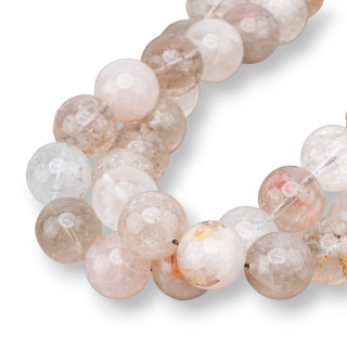 Quartz Rutile Brut Clair Rond Lisse 19mm