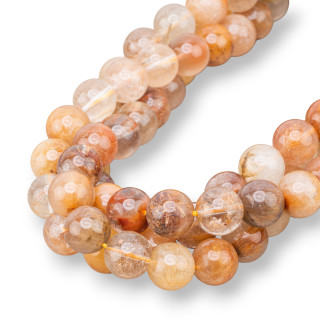 Glatter runder intensiver Rutilquarz 12 mm