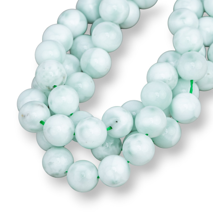 Larimar Green Round Smooth 14mm