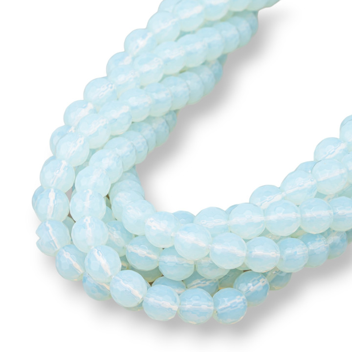 Faceted Synthetic Opal 08mm