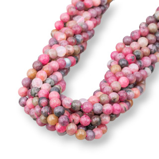 Rodonite First Choice Lisse Ronde 06mm