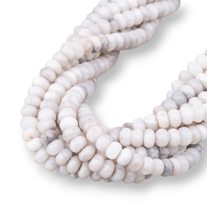 Botswana Achat Rondelle Glatt 6,5x4mm