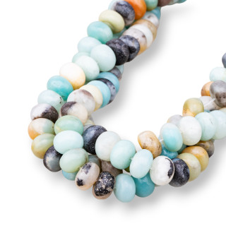 Amazonite Rondelle Lisse 10x6mm