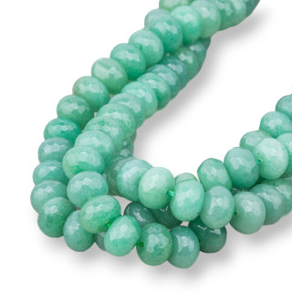 Aventurine Verte Rondelle Facette 12x8mm