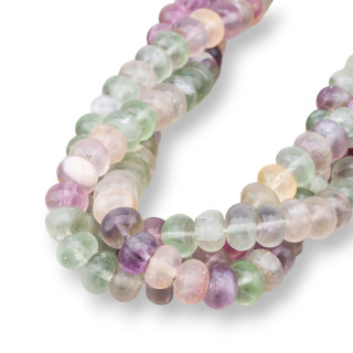 Fluorita Rondelle Liso 10x6mm