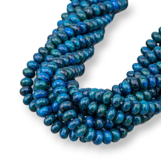 Tinte Jade Lapis Rondelle Liso 6,5x4mm