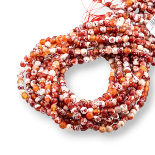 Agate de Feu Rouge Facette 06mm