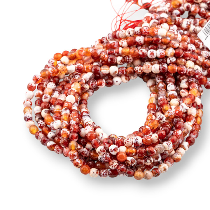 Agate de Feu Rouge Facette 06mm