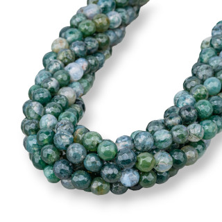 Faceted Moss Agate 06mm