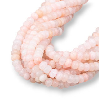 Eosite Facettiertes Rondelle 6x4mm Klar