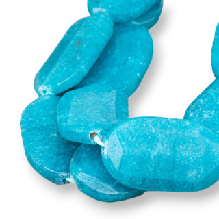 Jade Turquoise Plat 24x43mm