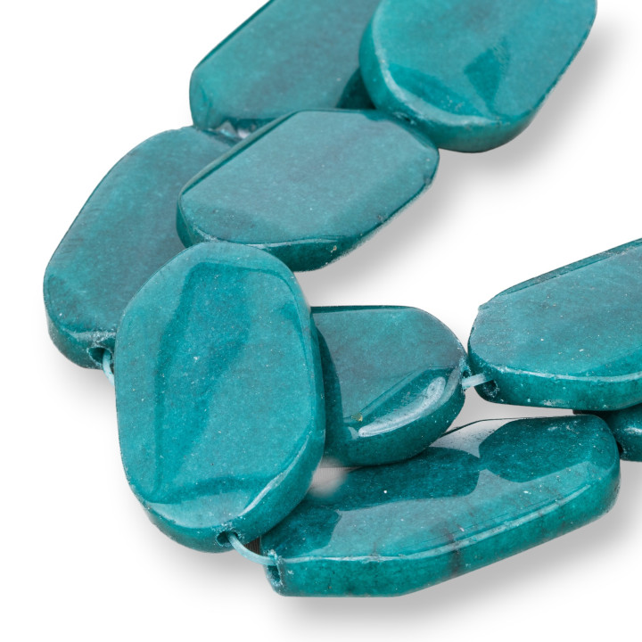 Jade Vert Plat 24x43mm