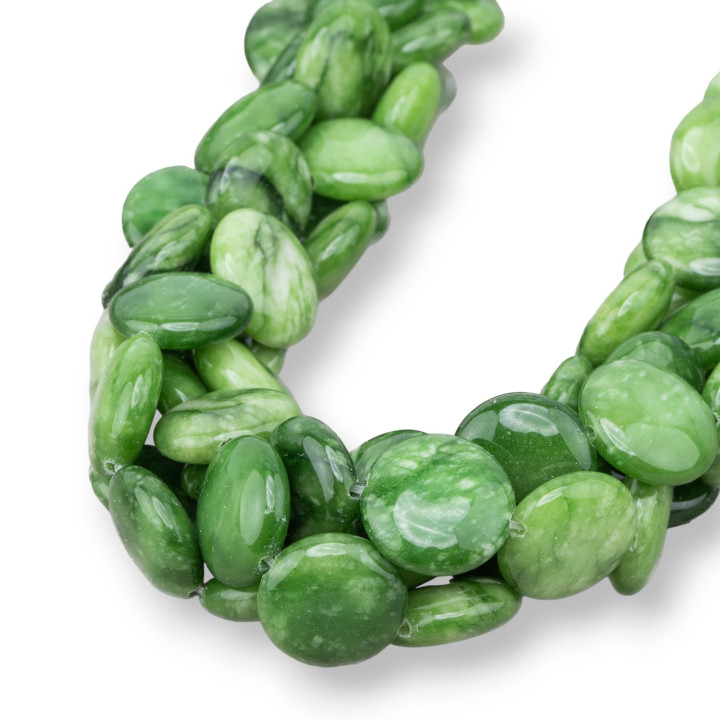 Jade Economic Line Στρογγυλό Επίπεδο Λείο Κέρμα 15mm Forest Green