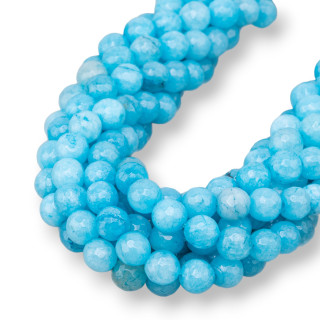 Colored Jadeite Jade Economic Line Faceted 08mm Angelite