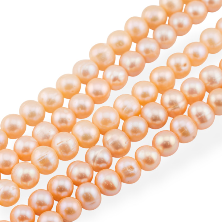 Round River Pearls 9,0-9,5mm Ροζ