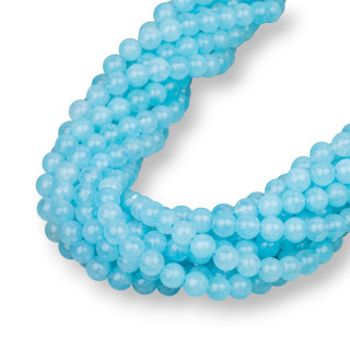 Acquamarina Tondo Liscio  6mm