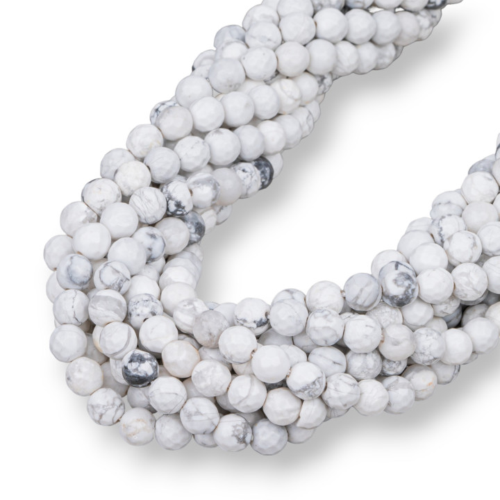 Faceted White Aulite 06mm