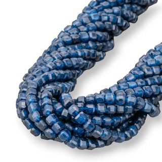 Jade Saphir Cube Taille Diamant 4.5mm