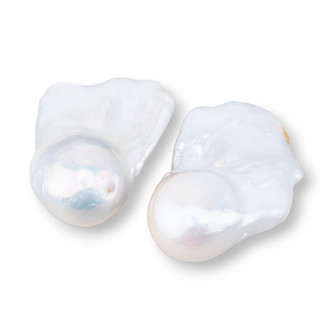 Perlas de Río Barrocas AAA (MQG) 25-26gr 1 Par Blanco