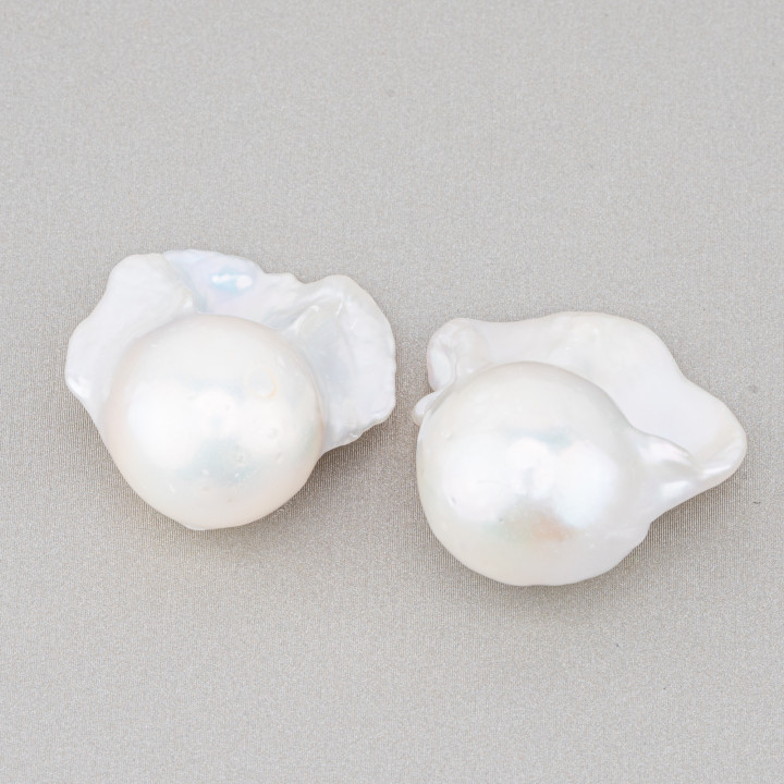 Baroque River Pearls AAAA (YMG) 18-19gr 1 Pair