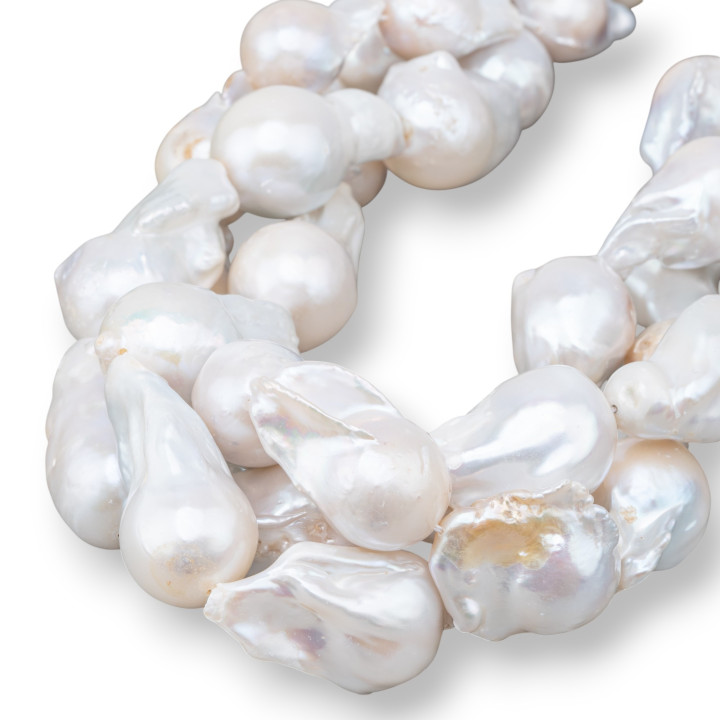 Baroque Teardrop River Pearls (MLW) 110-120gr Λευκό
