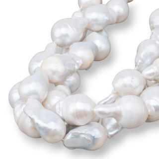 Perlas Barrocas de Río Lágrima (RLG) 110-120gr Blanco