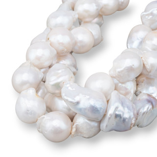 Baroque Teardrop River Pearls (RLG) 130-140gr White