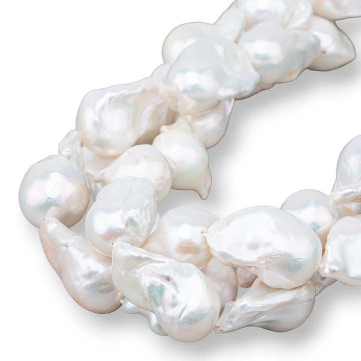 Perles de rivière baroques en forme de larme (YEP) 90-100gr