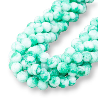 Colored Jadeite Jade Economic Line Faceted 08mm Light Green