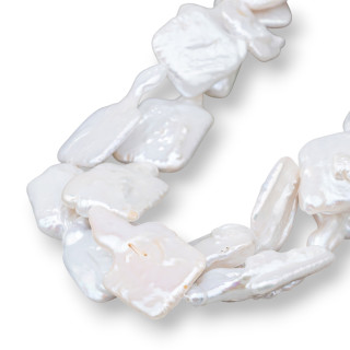 Flat Baroque River Pearls (OSL) Λευκό 60-70γρ