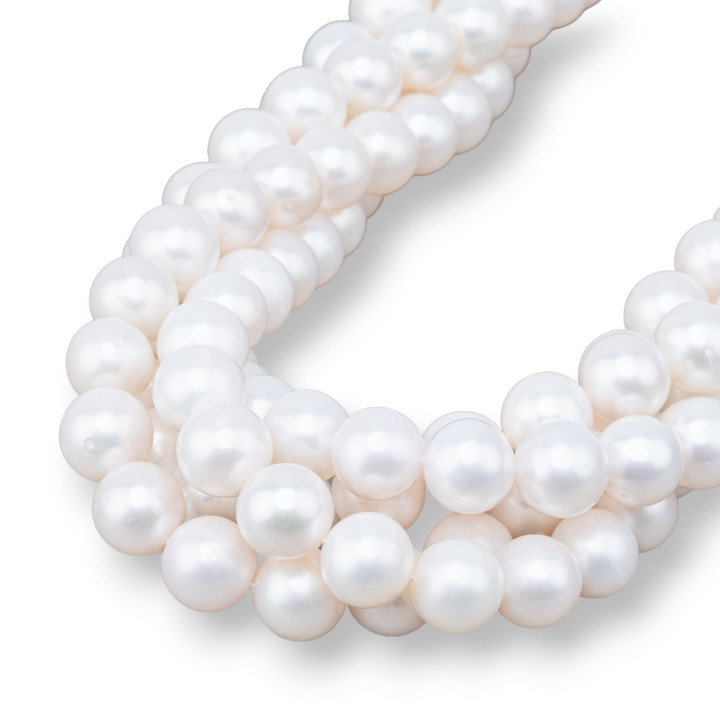 Round River Pearls 10,0-10,5mm A+ Λευκό