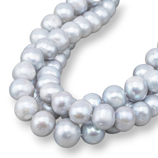 Round River Pearls 11.5-13.5mm Gray Striped