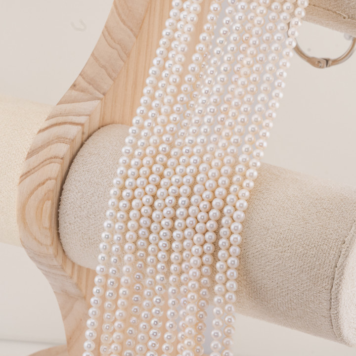 Round River Pearls 3.5-4.0mm White