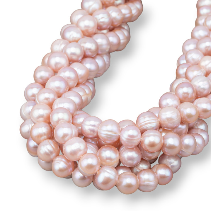 Round River Pearls 7.5-8.0mm Lilac Striped