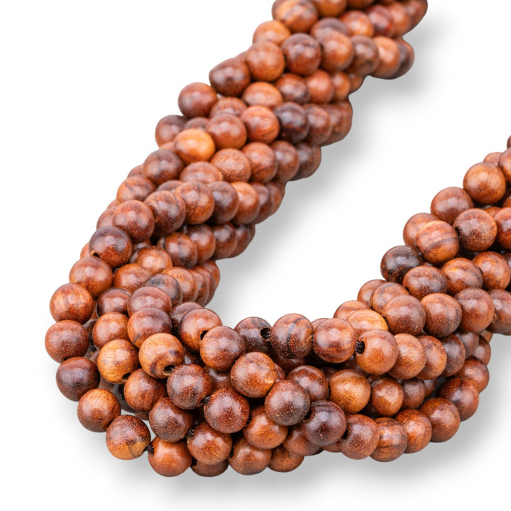 Perles rondes en bois 06 mm teinte 4