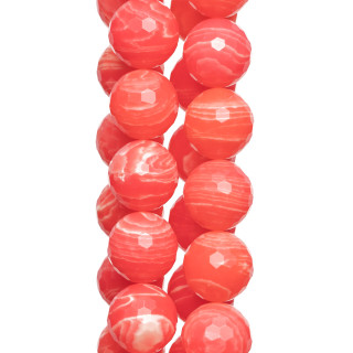 Faceted Rhodochrosite Paste 18mm